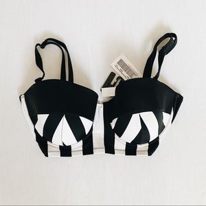 Pour Moi striped swim set